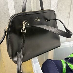 Kate Spade Black Leather Shoulder Bag